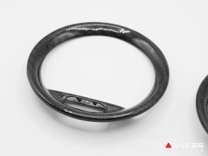 FIAT 500 Vent Cover Trim Kit - 2 piece set - Carbon Fiber